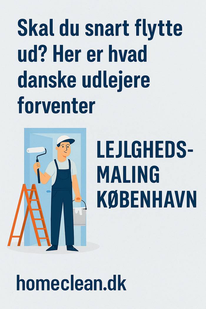 Apartment Painting in Copenhagen – What Landlords Really Expect: A painter prepares to paint an apartment.