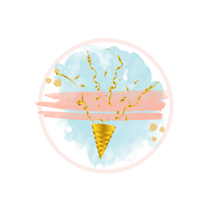 Abstract illustration symbolizing celebration and quality cleaning services offered by Home Clean CPH.