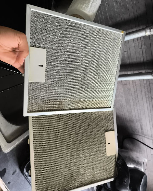 Cooker hood filters – before